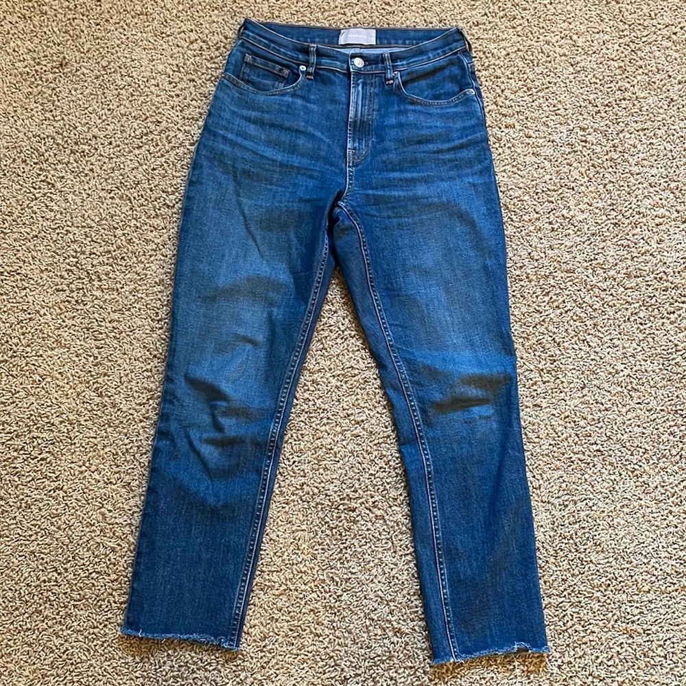 Everlane high wait straight Jean